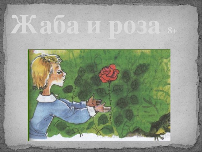 Гаршин "Сказка о жабе и розе". Рисунки, картинки