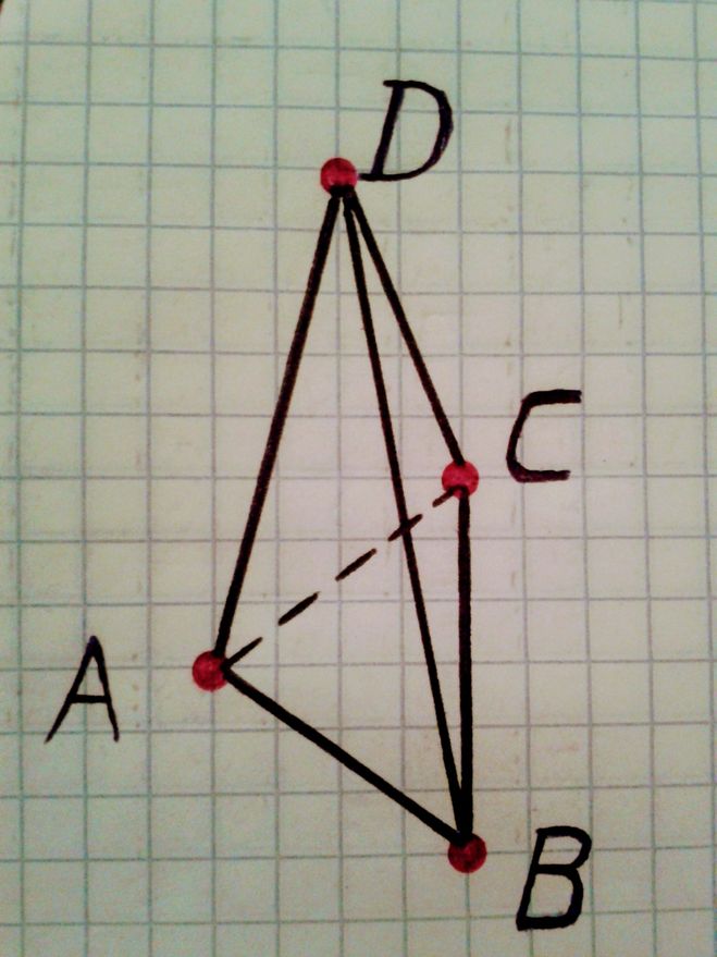 Пирамида ABCD.