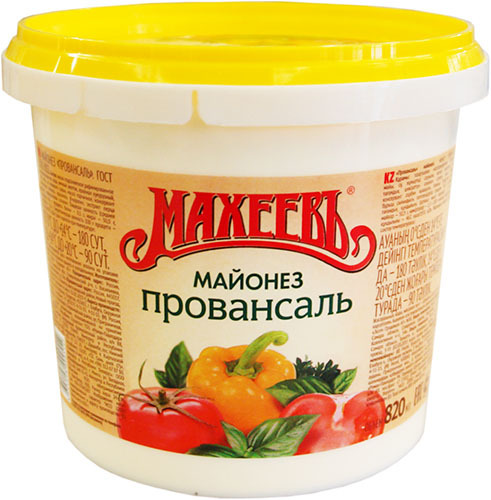 Сколько литров в майонезном ведерке, фото?