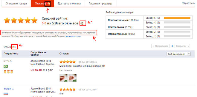 Оставила отзыв на товар на сайте Aliexpress. Почему он там не появляется?